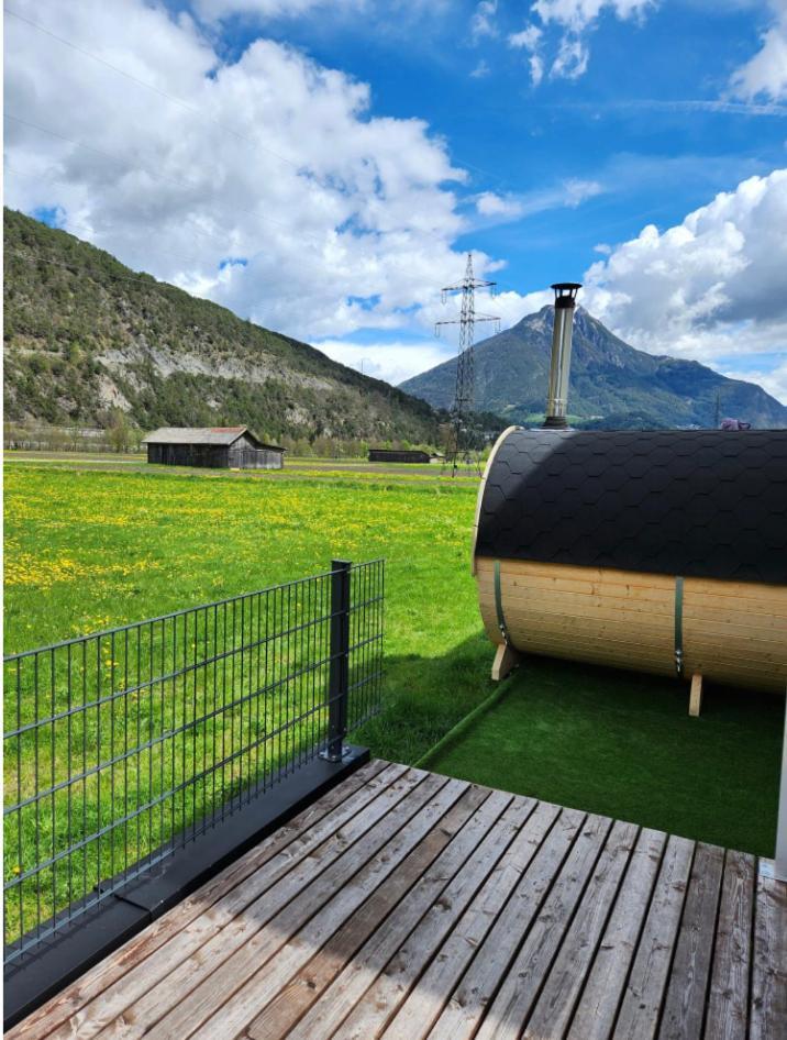Deluxefort Fuer 10 Gaeste Mit Eigenem Whirlpool Und Fasssauna Imst Extérieur photo