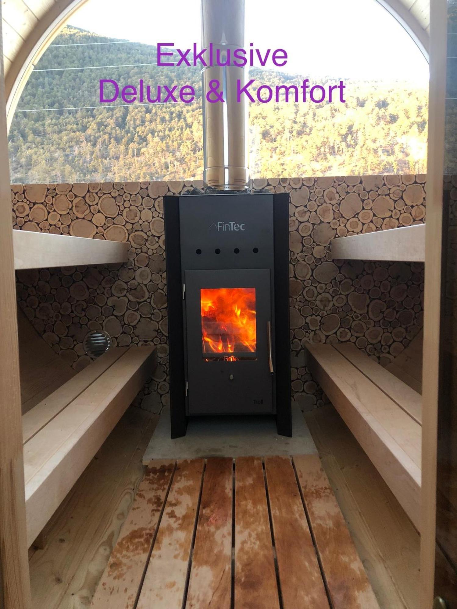 Deluxefort Fuer 10 Gaeste Mit Eigenem Whirlpool Und Fasssauna Imst Extérieur photo